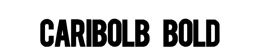 CARIBOLB Bold cкачати шрифт безкоштовно